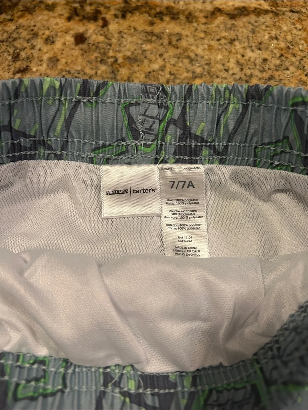 Carter's Minecraft Swim Trunks